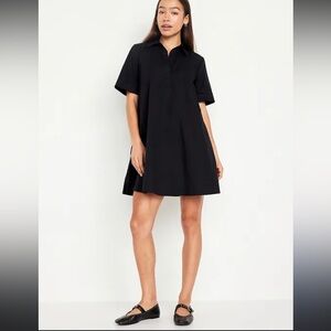 Old Navy Black collared dress! Preppy for fall